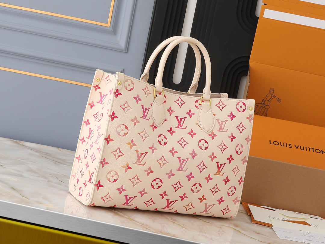 【LOUIS VUITTON】LV 新品ONTHEGO ミディアム ハンドバッグ