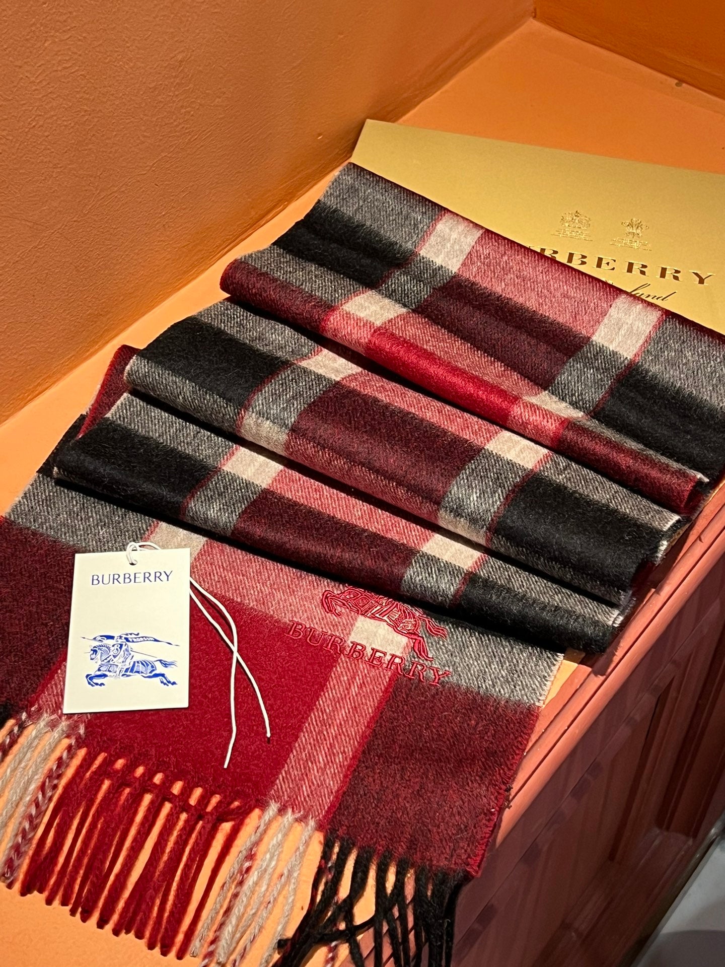 【BURBERRY バーバリー】スカーフ32*180CM 241108