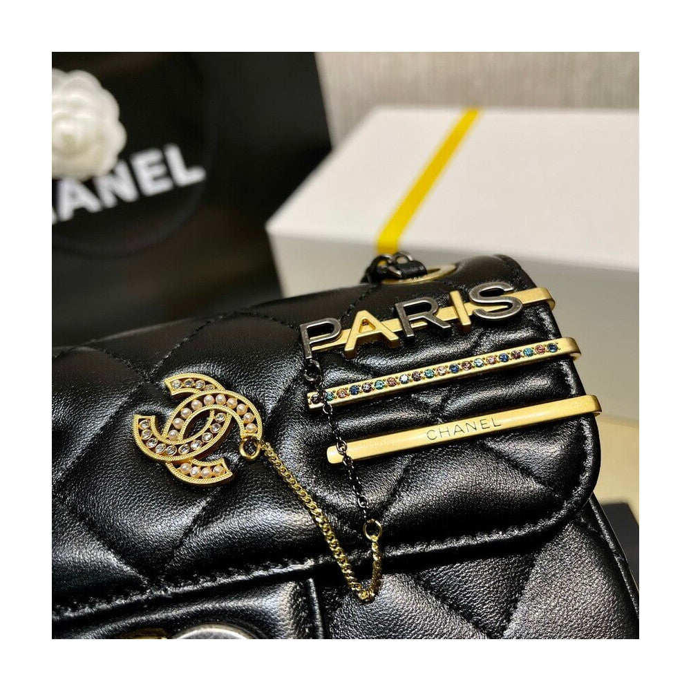 【入手困難】25ans雑誌掲載！中条あやみ愛用Chanel Pearls Charms Mini Flap Bag AS2978