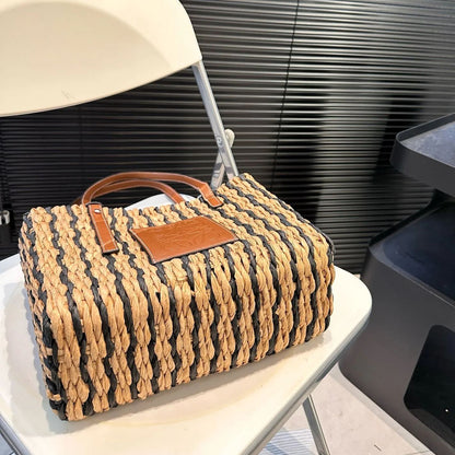 LOEWE◆ロエベ ウーブン トートバッグ