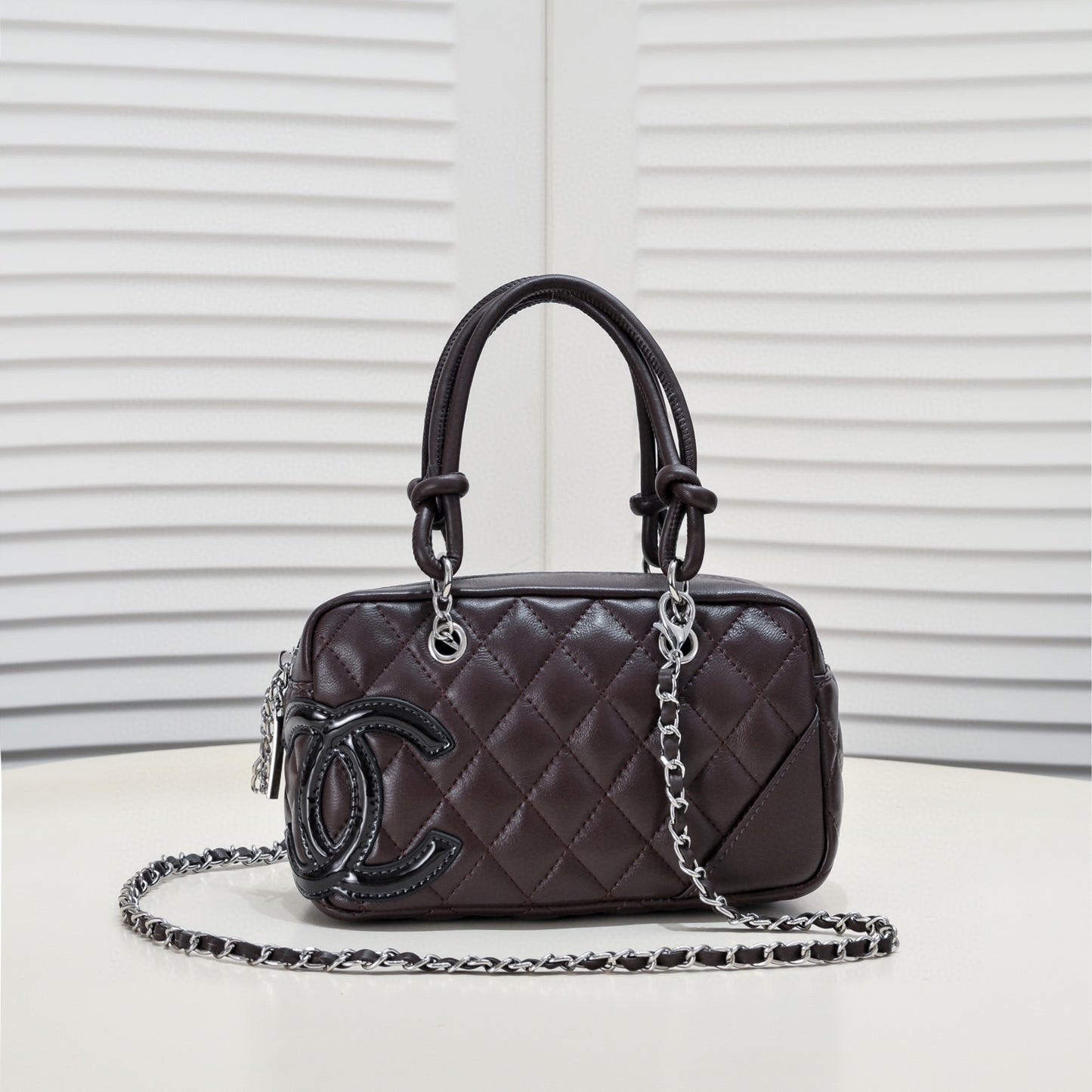 CHANEL A9117 SMALL bowling bag