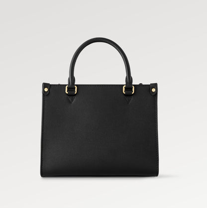 LV レザー スクエア トート ロック＆ゴー ブラック ホワイト M22311 M23637