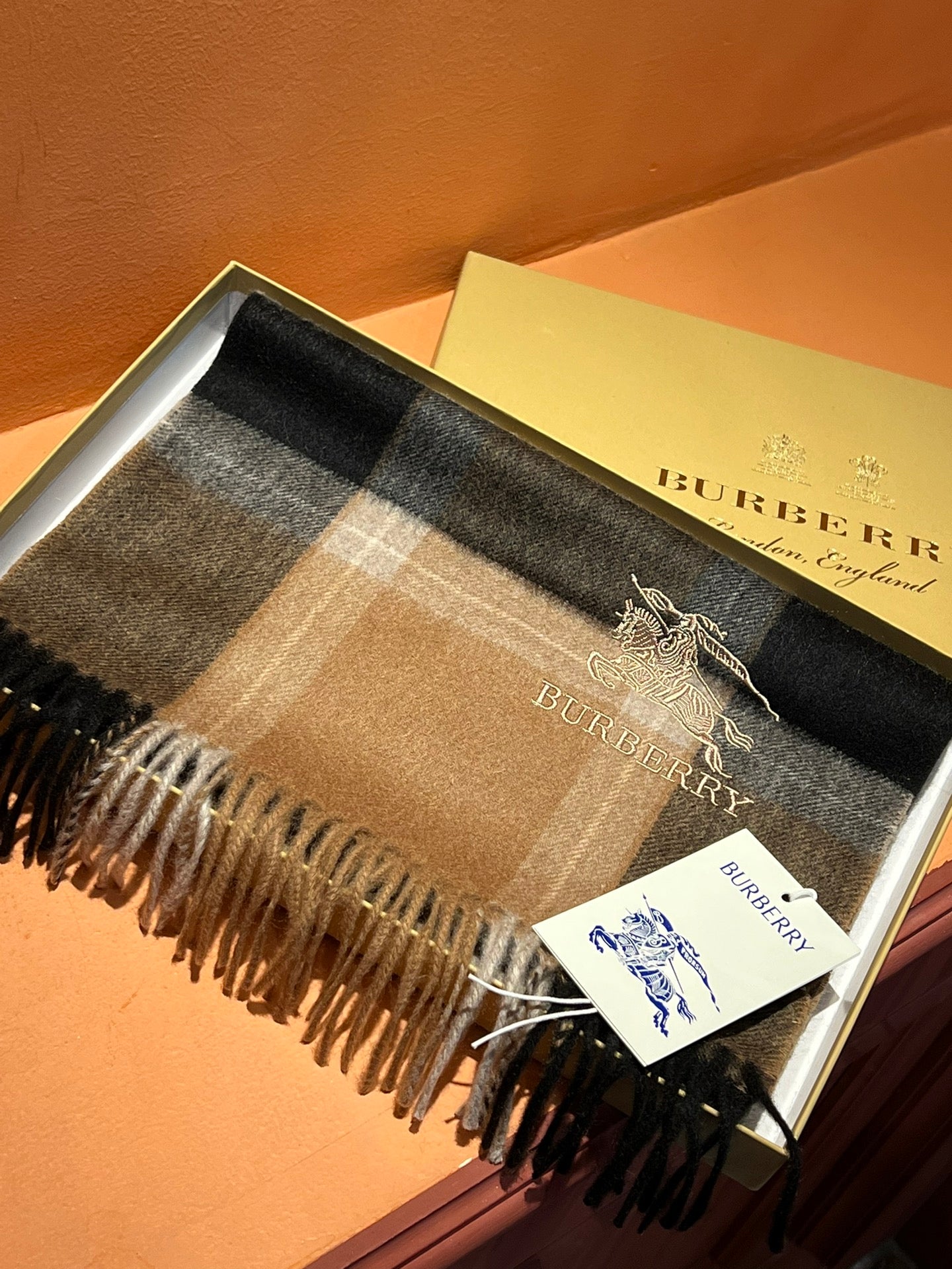 【BURBERRY バーバリー】スカーフ32*180CM 241108