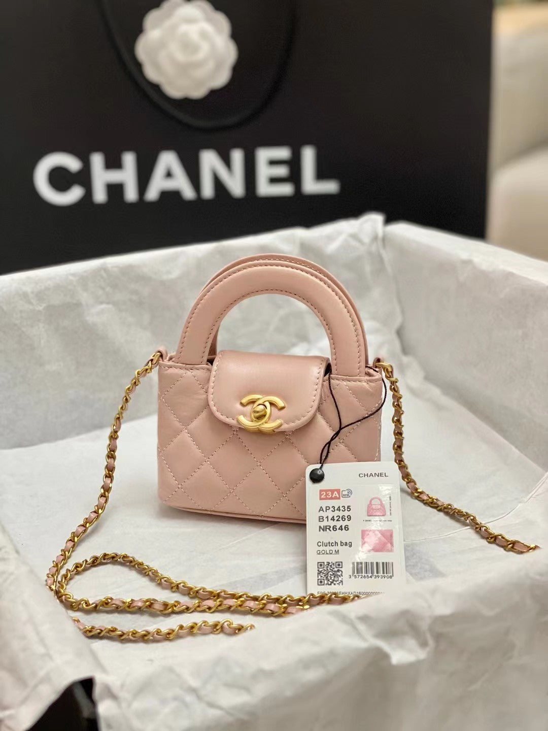 Chanel Kelly bag Mini Calfskin 23K 2 sizes 4 colors available