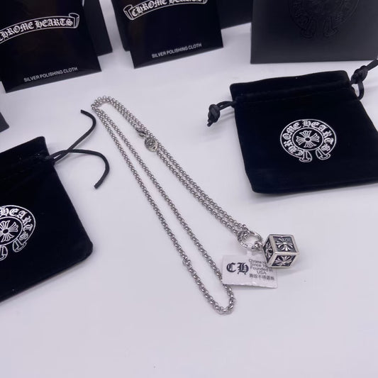 【Chrome Hearts 】クロムハーツ ダイスペンダント ネックレス