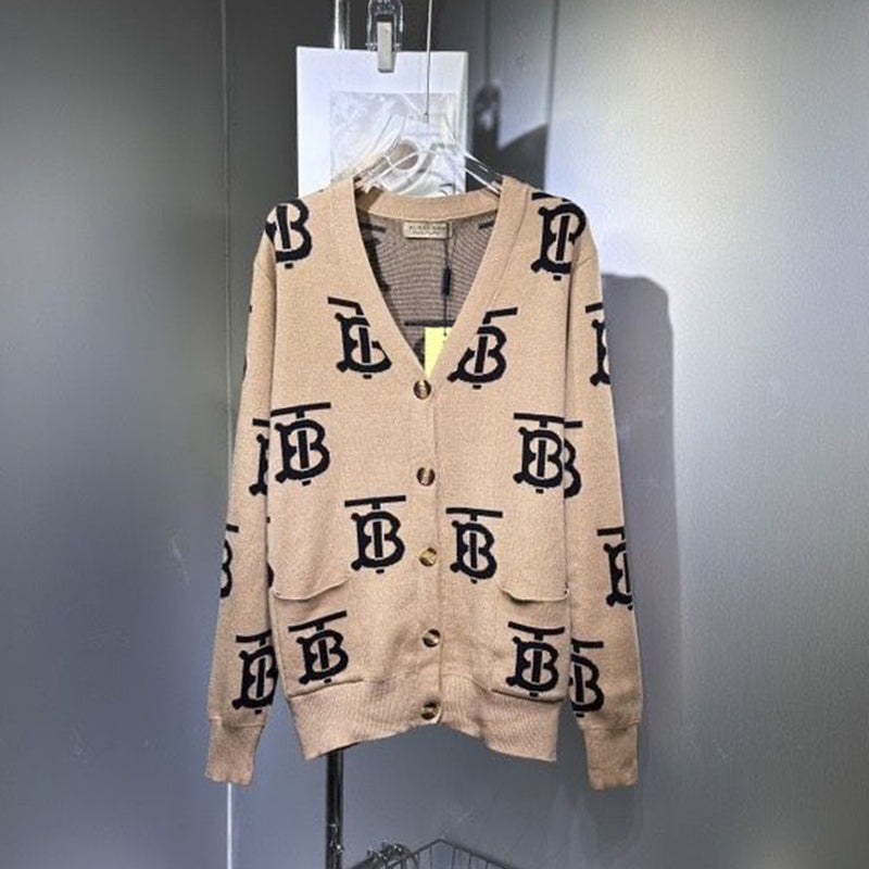 Burberry秋冬の新作Vネックカーディガン03 SS95654