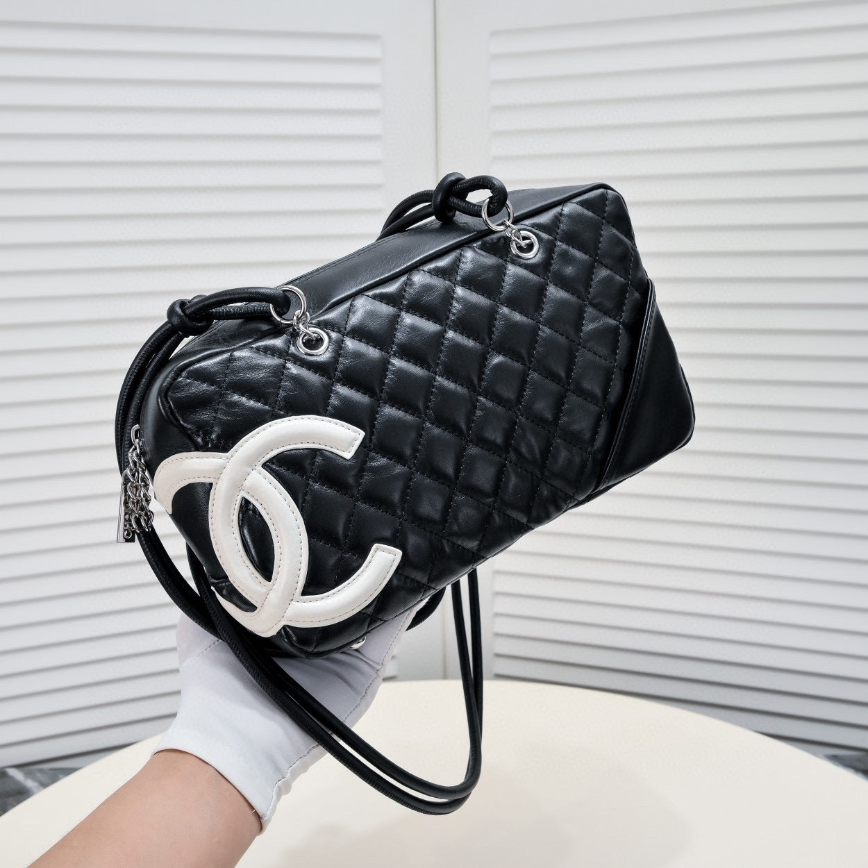 CHANEL BAG 9121 bowling bag