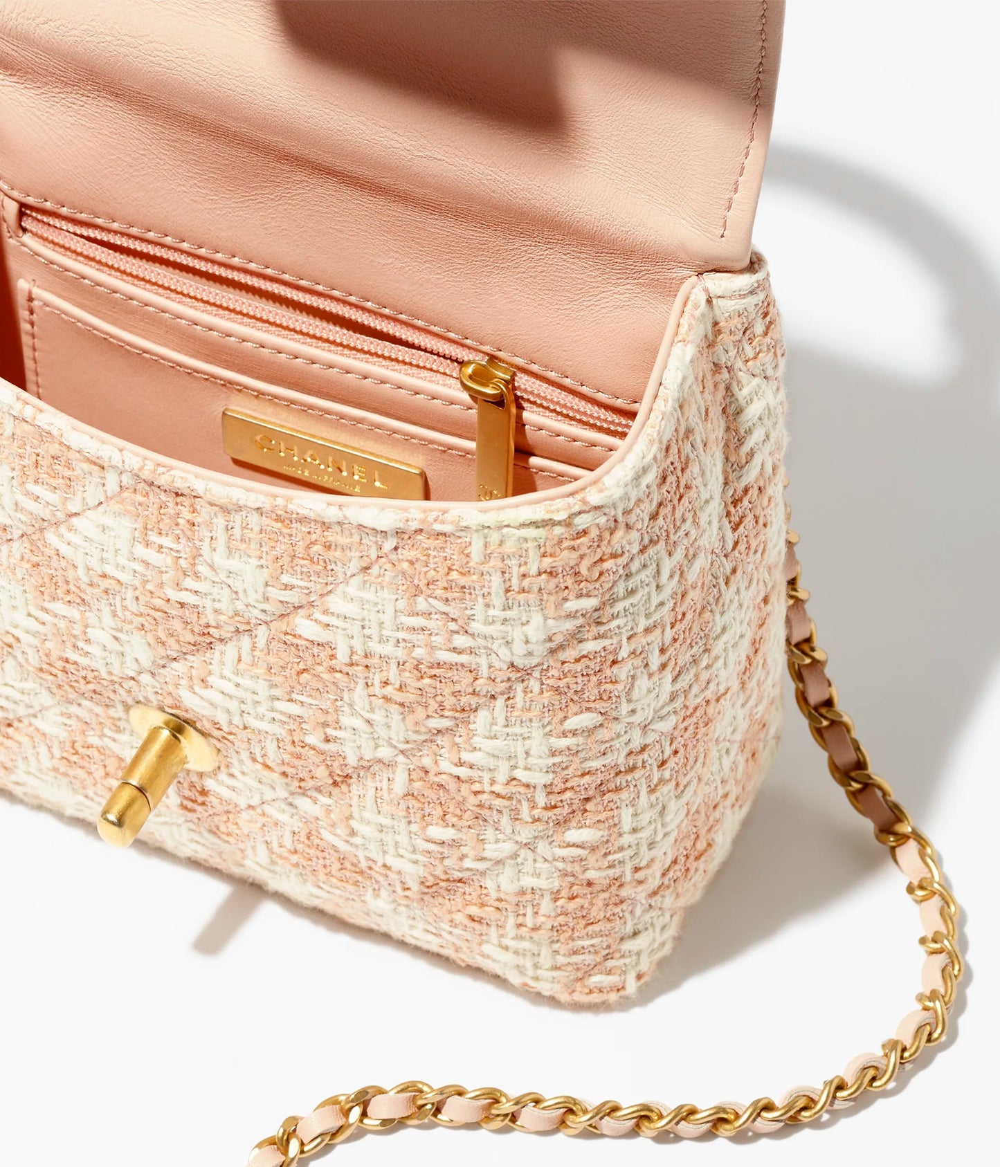 トップハンドル ミニ フラップ バッグ