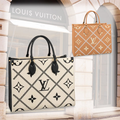 Louis Vuitton オンザゴー MM クリーム