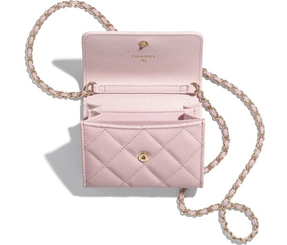 チェーンフラップ小銭入れ