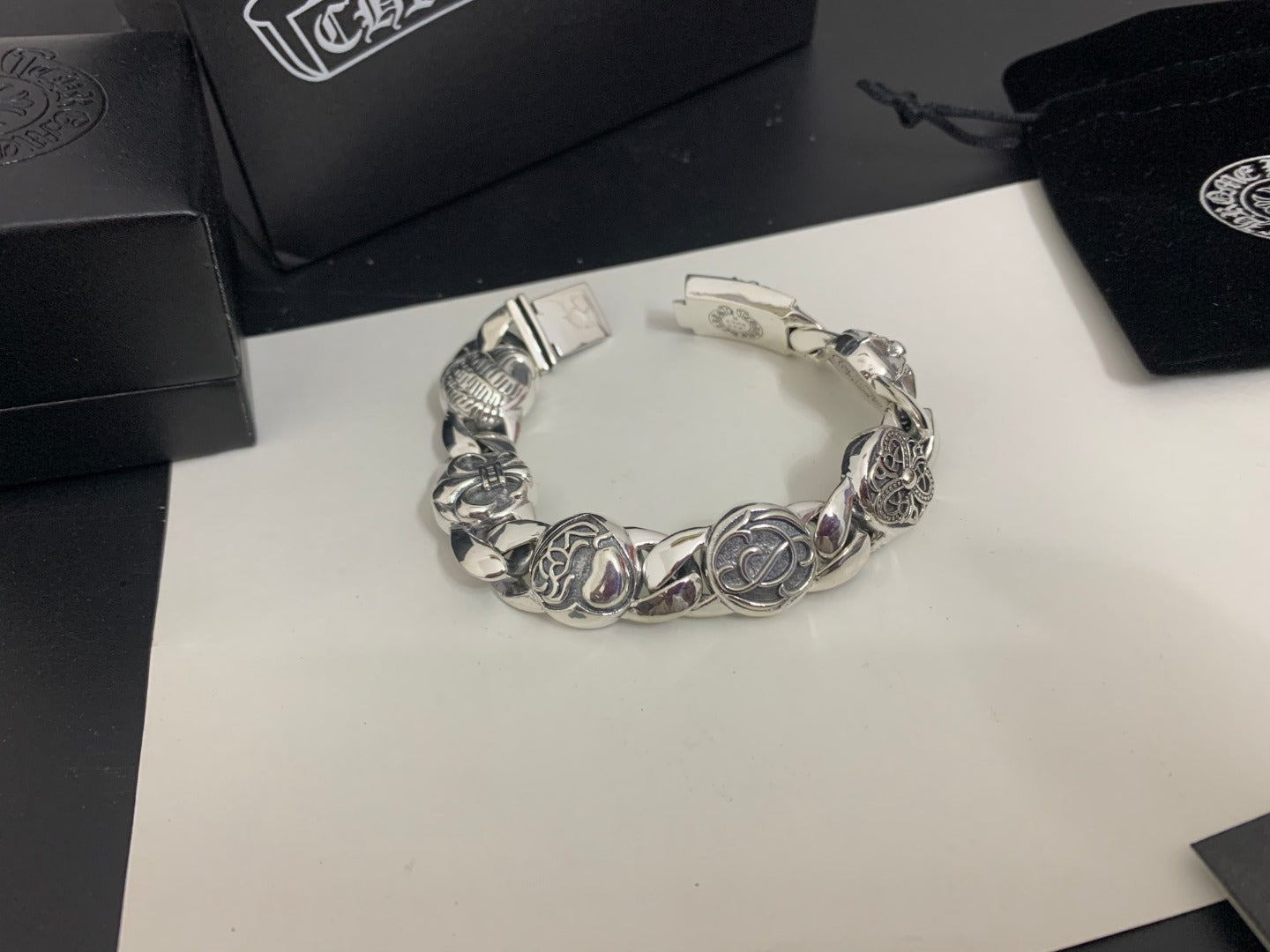 【 CHROME HEARTS 】ブレスレット、ファッションシンプルなスタイル