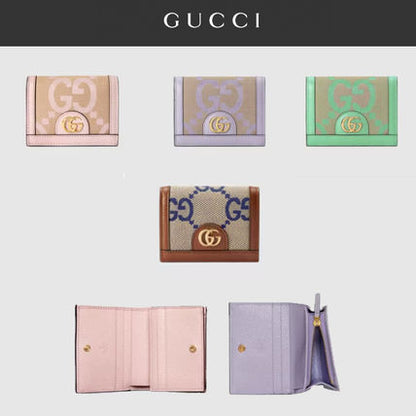 GUCCI ★2023クルーズ オピディアジャンボGGカードコイン半財布