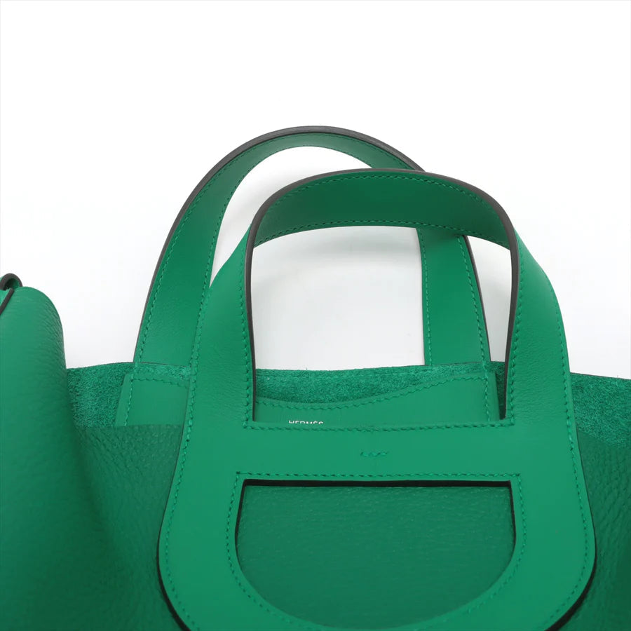 エルメス インザループ23 トリヨンクレマンス×ヴォースイフト ヴェールヴェルティゴ シルバー金具