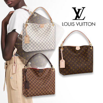 【Louis Vuitton】ヴィトン財布に合うトートバッグモノグラムダミエグレースフルPM【バッグ】