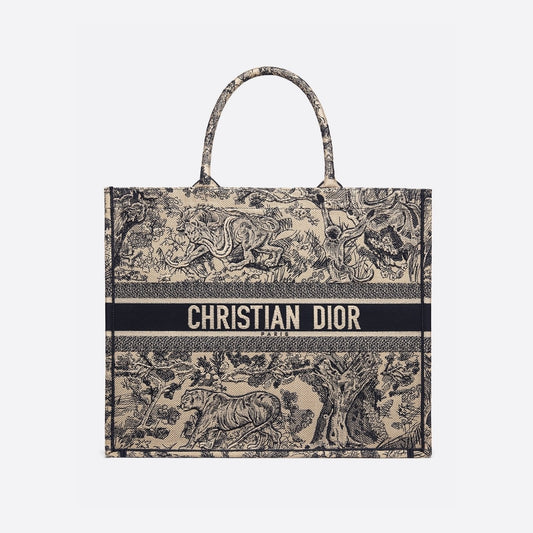 【DIOR】入手困難！セレブ芸能人御用達・ロゴ アニマル 刺繍 バッグ トート 選べる4色