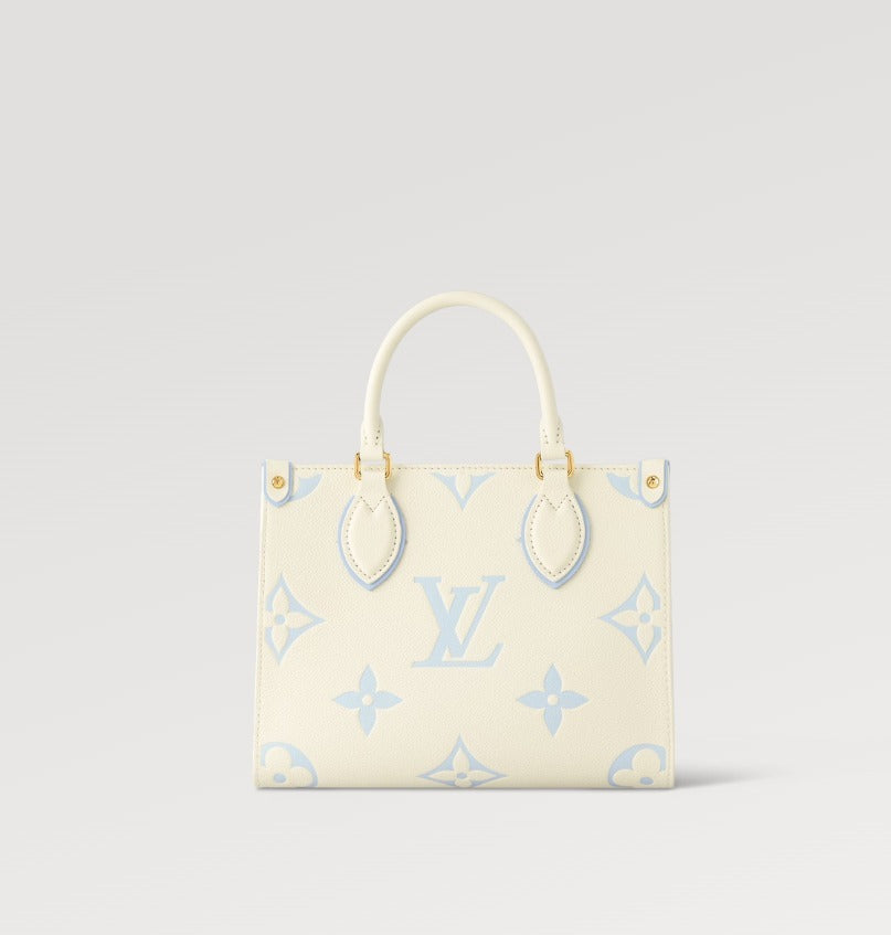 【淡いカラーが◎！】Louis Vuitton オンザゴー トートバッグ M46833