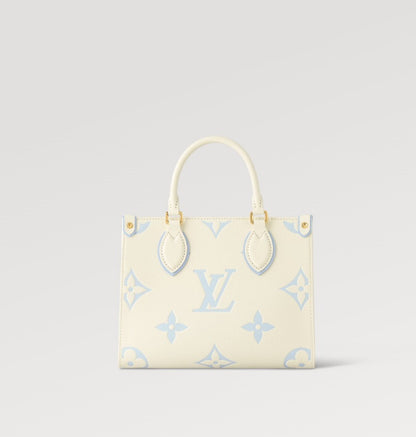 【淡いカラーが◎！】Louis Vuitton オンザゴー トートバッグ M46833