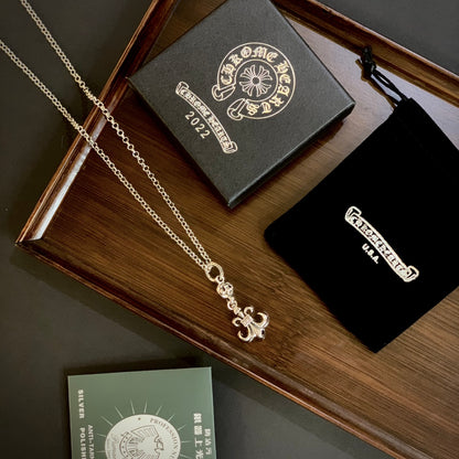 【クロムハーツ　ネックレス　ペンダント】CHROME HEARTS　1ボールBSフレアチャーム ペンダント【チェーン付】　ネックレス