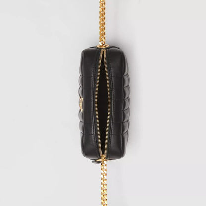 ＊Burberry＊キルティングレザー ミニ ローラ カメラバッグ