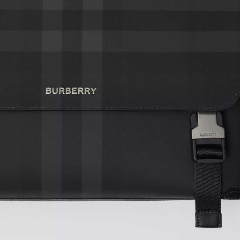 【BURBERRY】バーバリー チェック ラージ メッセンジャーバッグ