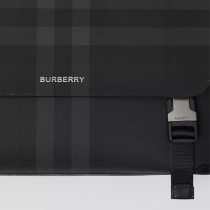 【BURBERRY】バーバリー チェック ラージ メッセンジャーバッグ