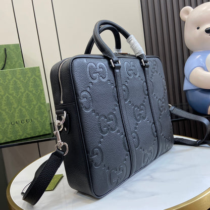 【 Gucci 旗艦店】スーパー ダブルG ブリーフケース