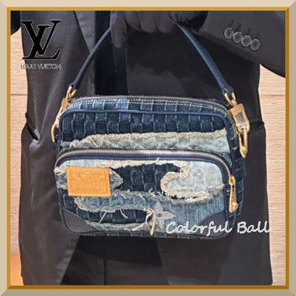 【国内発送】Louis Vuitton ナイル ショルダーバッグ｜デニム×ヴィンテージの融合