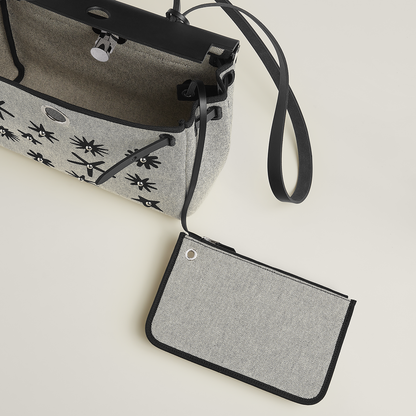 Herbag ジップ 31ホブネイル ハンドバッグ2