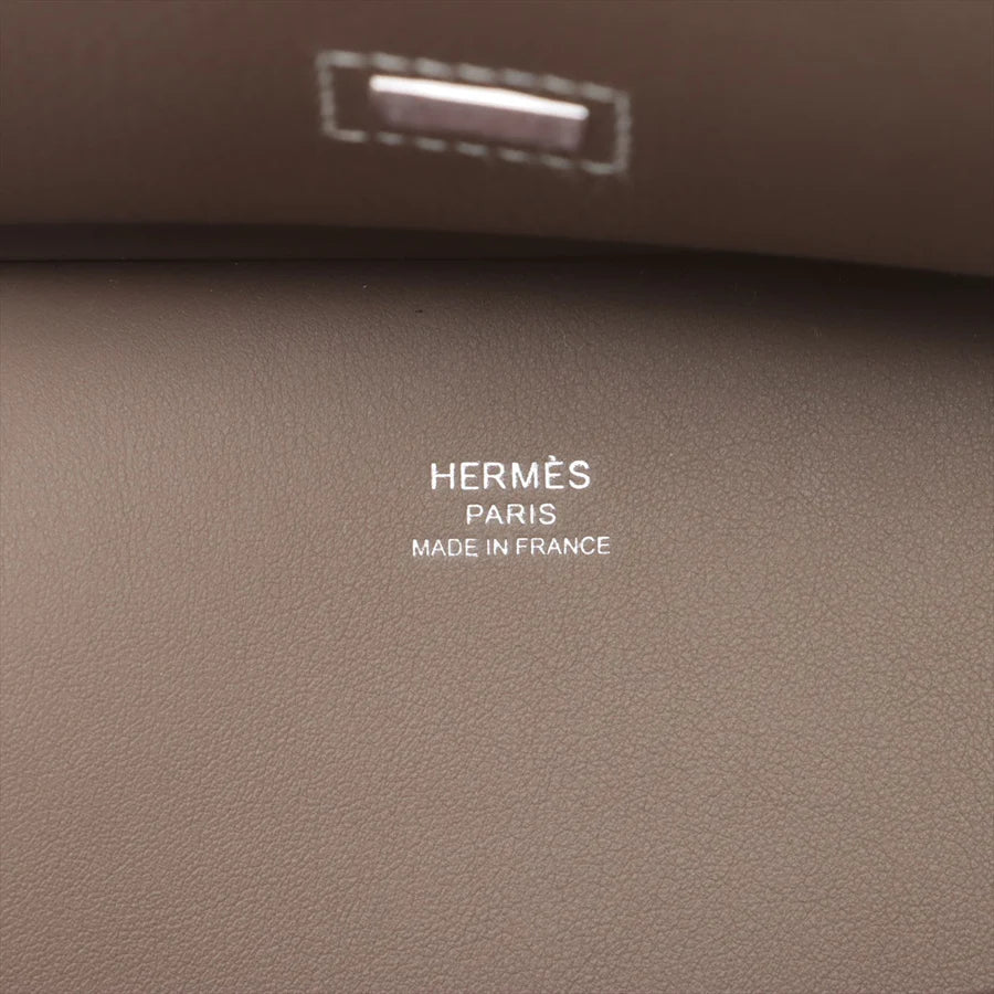 エルメス ジプシエールミニ エバーカラー エトゥープ シルバー金具