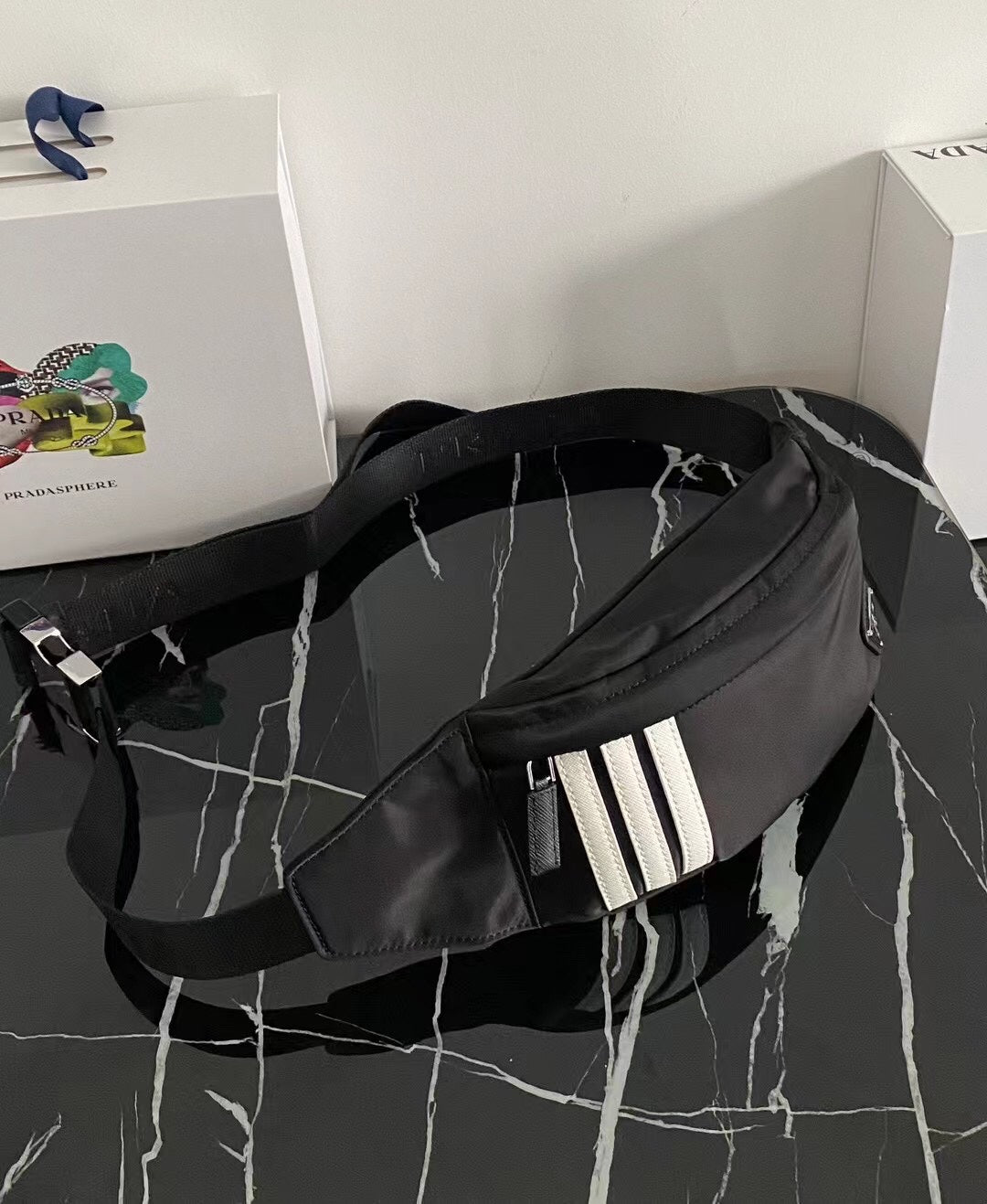 【PRADA 公式 旗艦店】プラダ ウエストポーチ 当日出荷 好評に付き再入荷！26*12*7CM