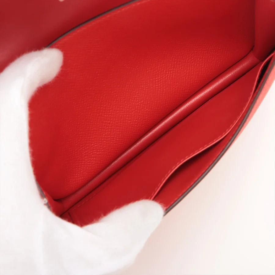 エルメス コンスタンス3 ミニ18 ヴォーエプソン ルージュクー ゴールド金具