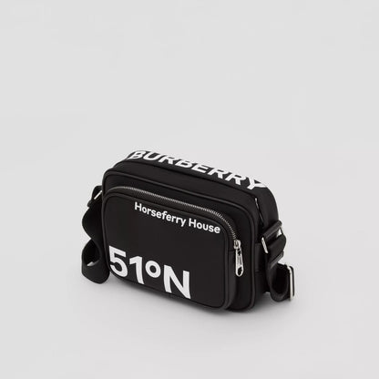 新作【BURBERRY】バーバリー プリント ナイロン ボディバッグ