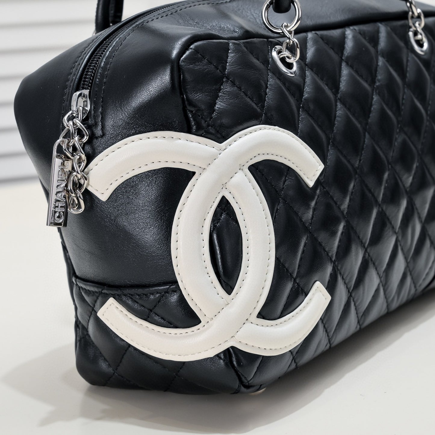 CHANEL BAG 9121 bowling bag