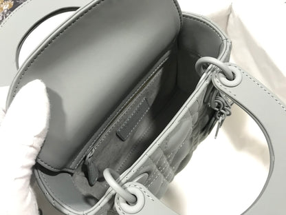 【超入手困難！ほしい！】Lady Diorトリコロールサテンチェック牛革