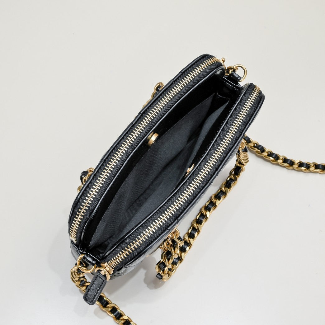 Chanel 23K gold coin chain bag-2 colors