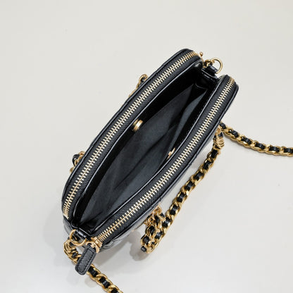 Chanel 23K gold coin chain bag-2 colors