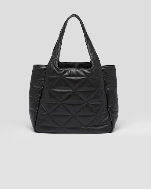 ★PRADA直営店★トップステッチ ラージ レザー トートバッグ