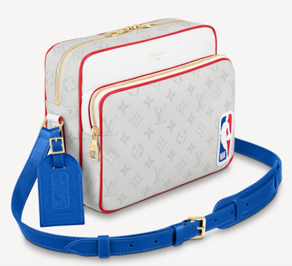 ♯LVXNBA*レア*【Vuitton】入手困難！上品スポーティ☆MESSENGER M45584M45583