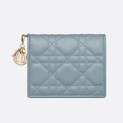 【DIOR】 ミニ財布 カナージュ ラムスキン【財布】