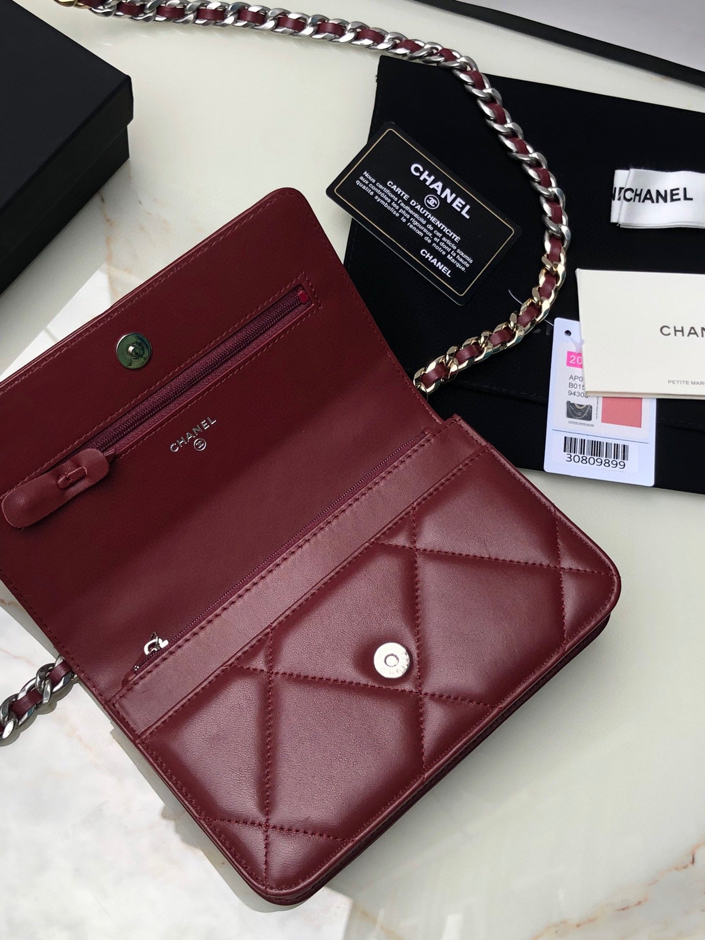 CHANEL 19 WALLET ON CHAIN 0957