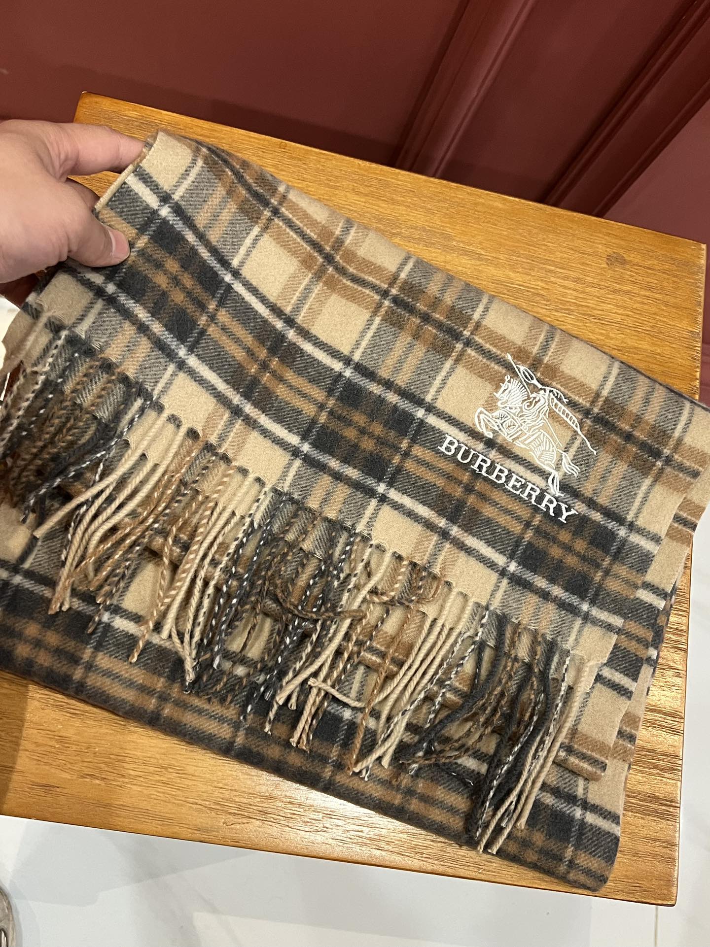 【BURBERRY バーバリー】スカーフ35*190CM 241108