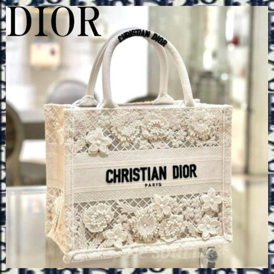 【花柄が美しい☆】Dior＊DIOR BOOK TOTE スモールバッグ＊