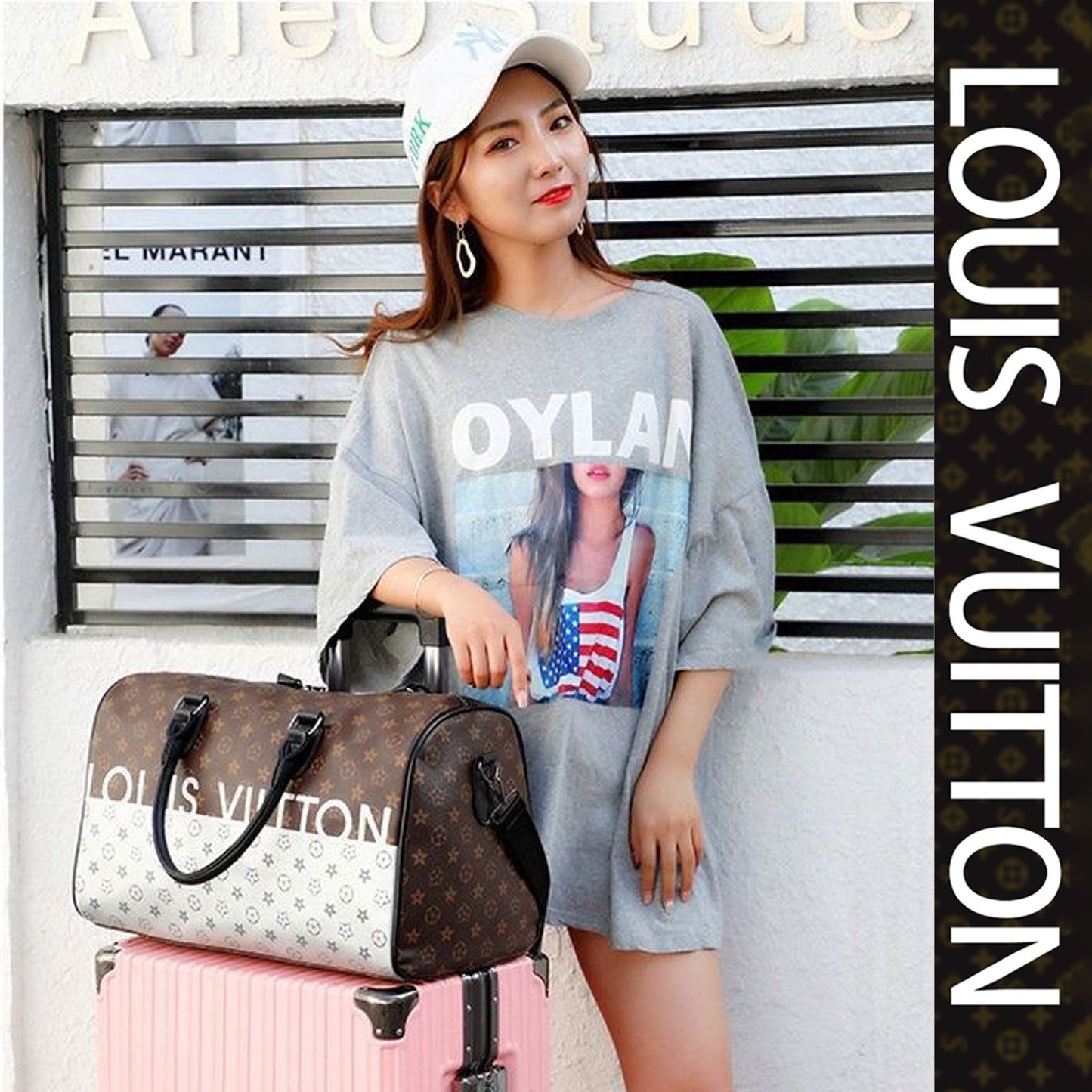 【50％割引 配送無料】【人気】LV★大容量トラベルバッグ★オールマッチラゲッジバッグ