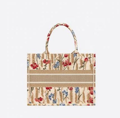 【ディオール】新作！フラワー柄★ディオールブックトートスモールバッグ★