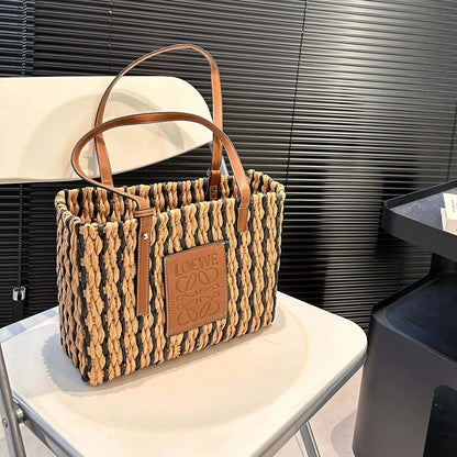 LOEWE◆ロエベ ウーブン トートバッグ