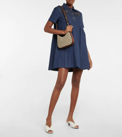 GUCCI Gancio GG Supreme Sサイズショルダーバッグ