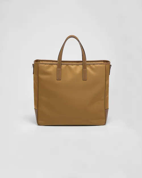 Re-Nylon xサフィアーノレザー トートバッグ