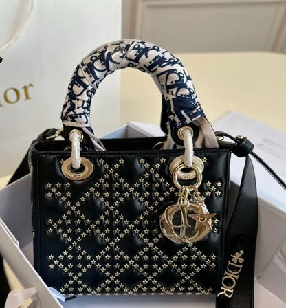 Lady Dior ディオールの小さな星の妃のハンドバッグ
