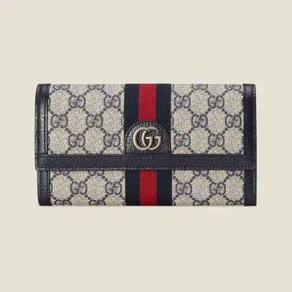 【-gucci】国内即発-gucci-オフィディア-ggモチーフ長財布-コンチネンタル
