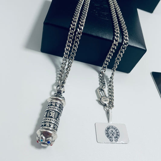 【CHROME HEARTS】クロムハーツ、新しいネックレス万能シンプルファッションオーナメント